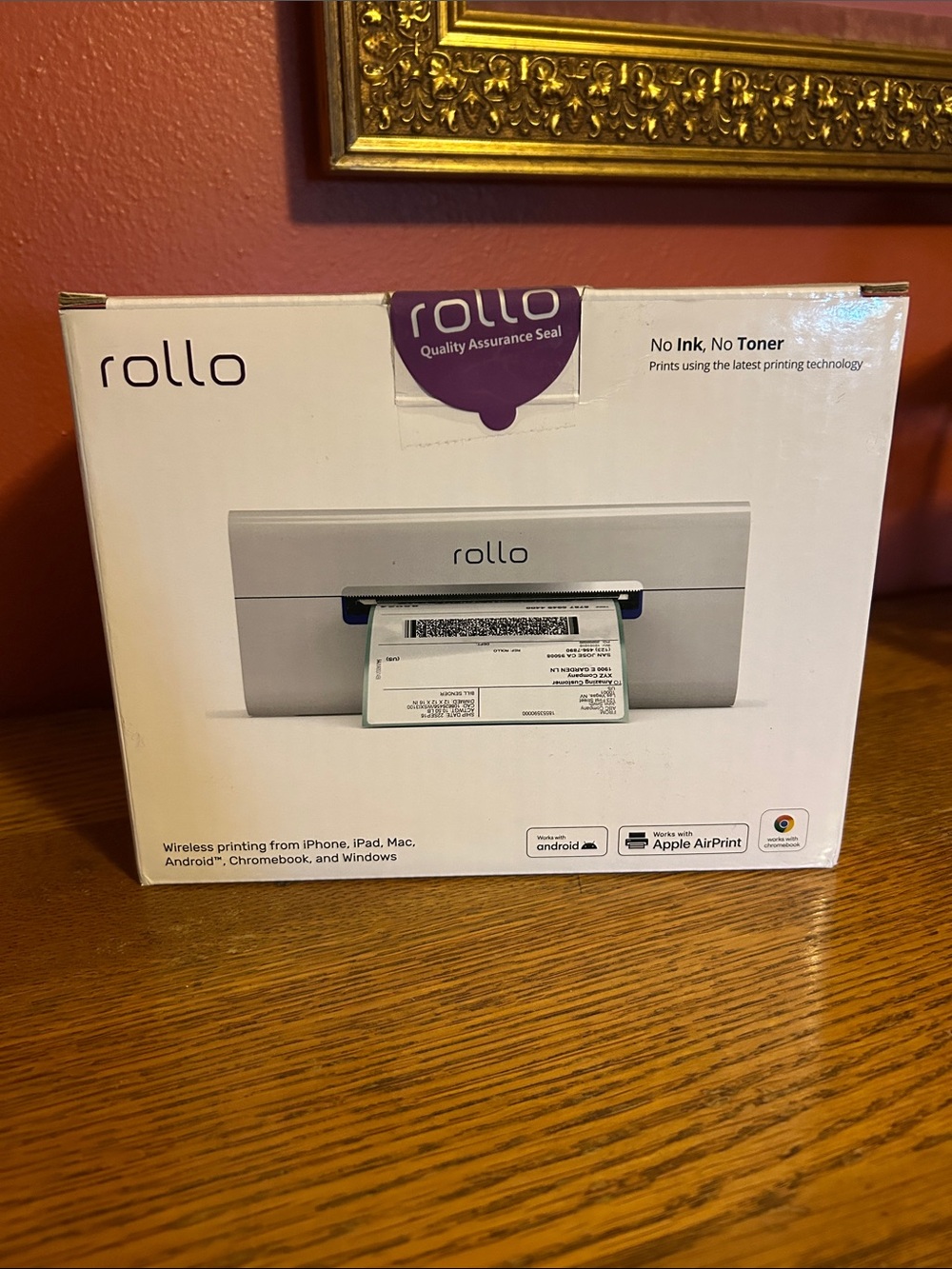 NIB Rollo Thermal Label Printer